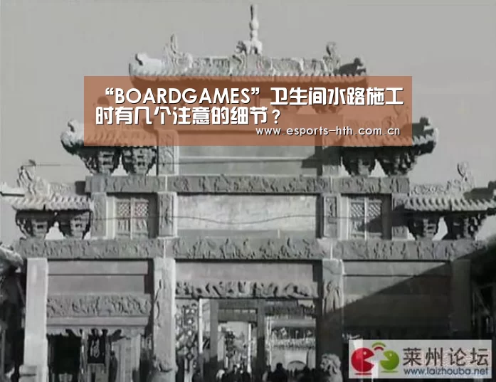 “BOARDGAMES”卫生间水路施工时有几个注意的细节？(图4)